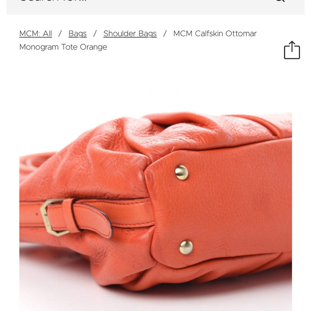 MCM 
Calfskin Ottomar Monogram Tote - Picture 7 of 16